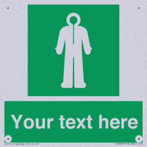 Custom sign safe condition Survival clothing